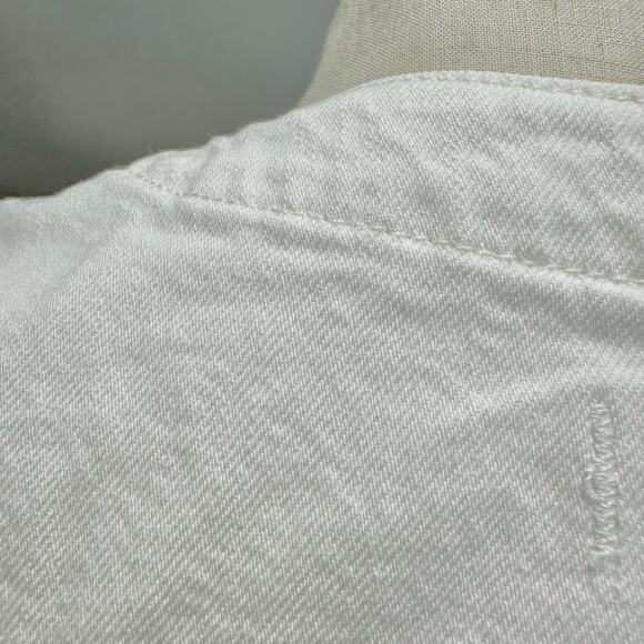 Madewell Denim High Crewneck Vest in Tile White Size 8 NWT New - Picture 13 of 16